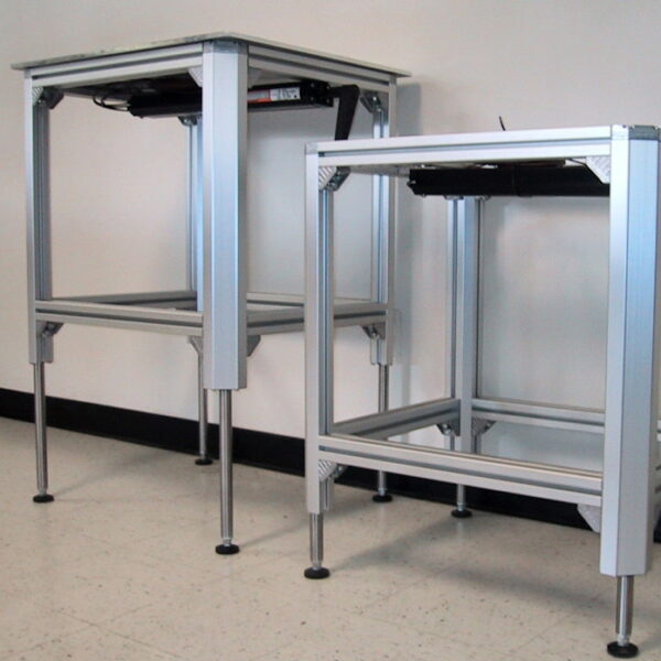 Bàn thao tác 2 tầng khung nhôm định hình