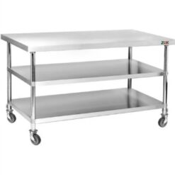 Bàn thao tác 3 tầng có bánh xe