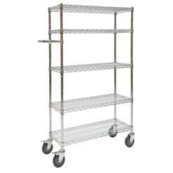 Xe đẩy inox SMT 5 tầng