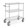 Xe đẩy inox SMT 3 tầng