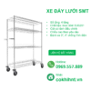 Xe đẩy inox SMT 4 tầng