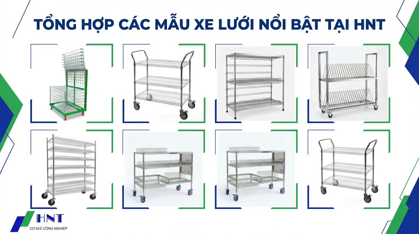 TỔNG HỢP CÁC MẪU XE LƯỚI NỔI BẬT TẠI HNT