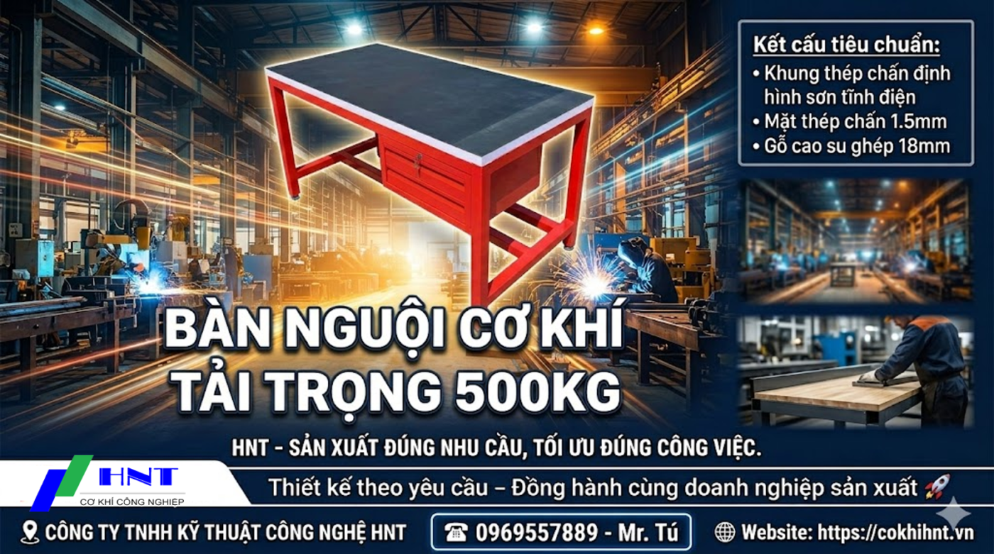Bàn nguội cơ khí tải trọng 500kg