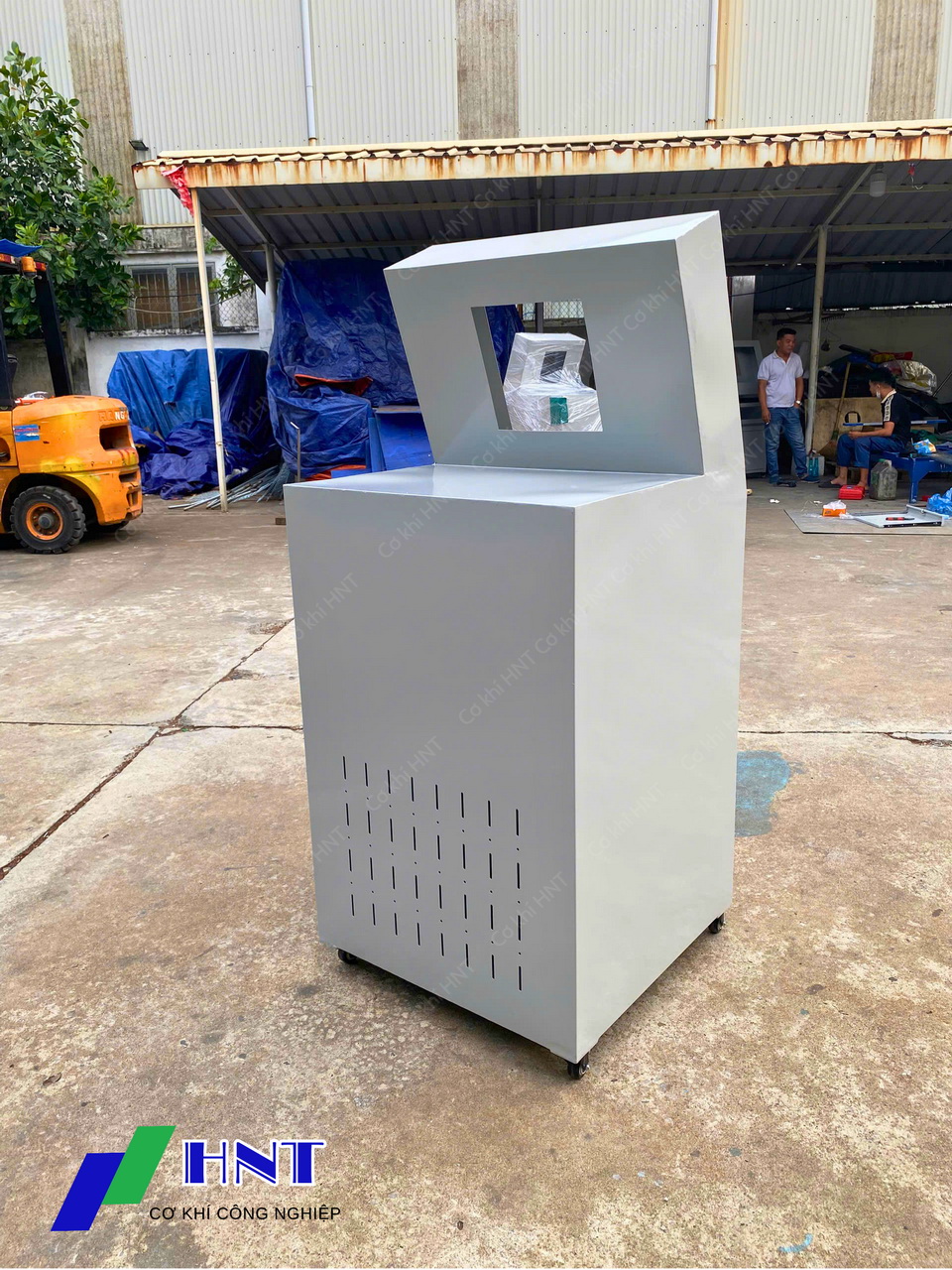 Tủ để máy công nghiệp có khoang màn hình HNT - Ảnh 9