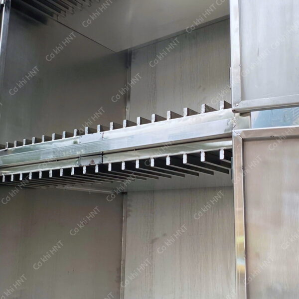 Alternative view of Tủ inox 4 cánh đứng có bánh xe HNT