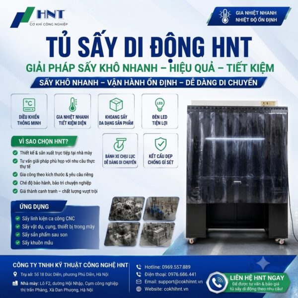 Tủ sấy di dộng HNT
