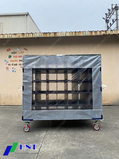 Xe đẩy bọc nỉ HNT - Ảnh 6
