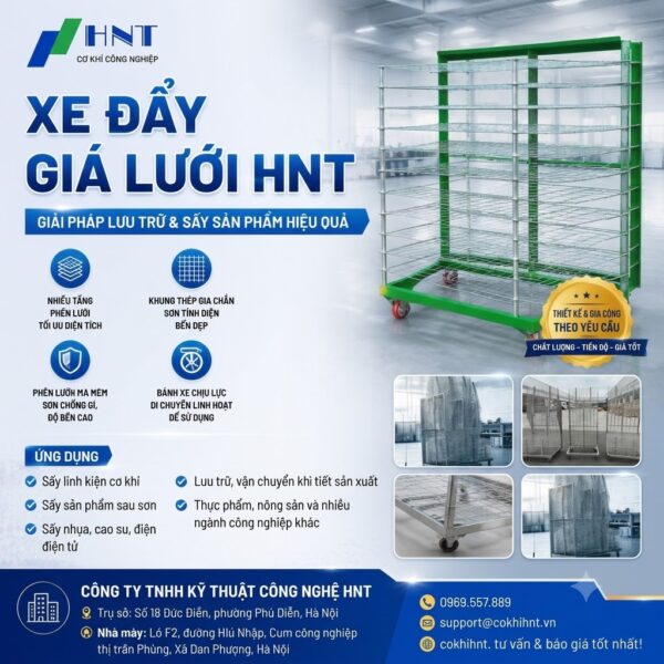 Xe sấy phên lưới HNT