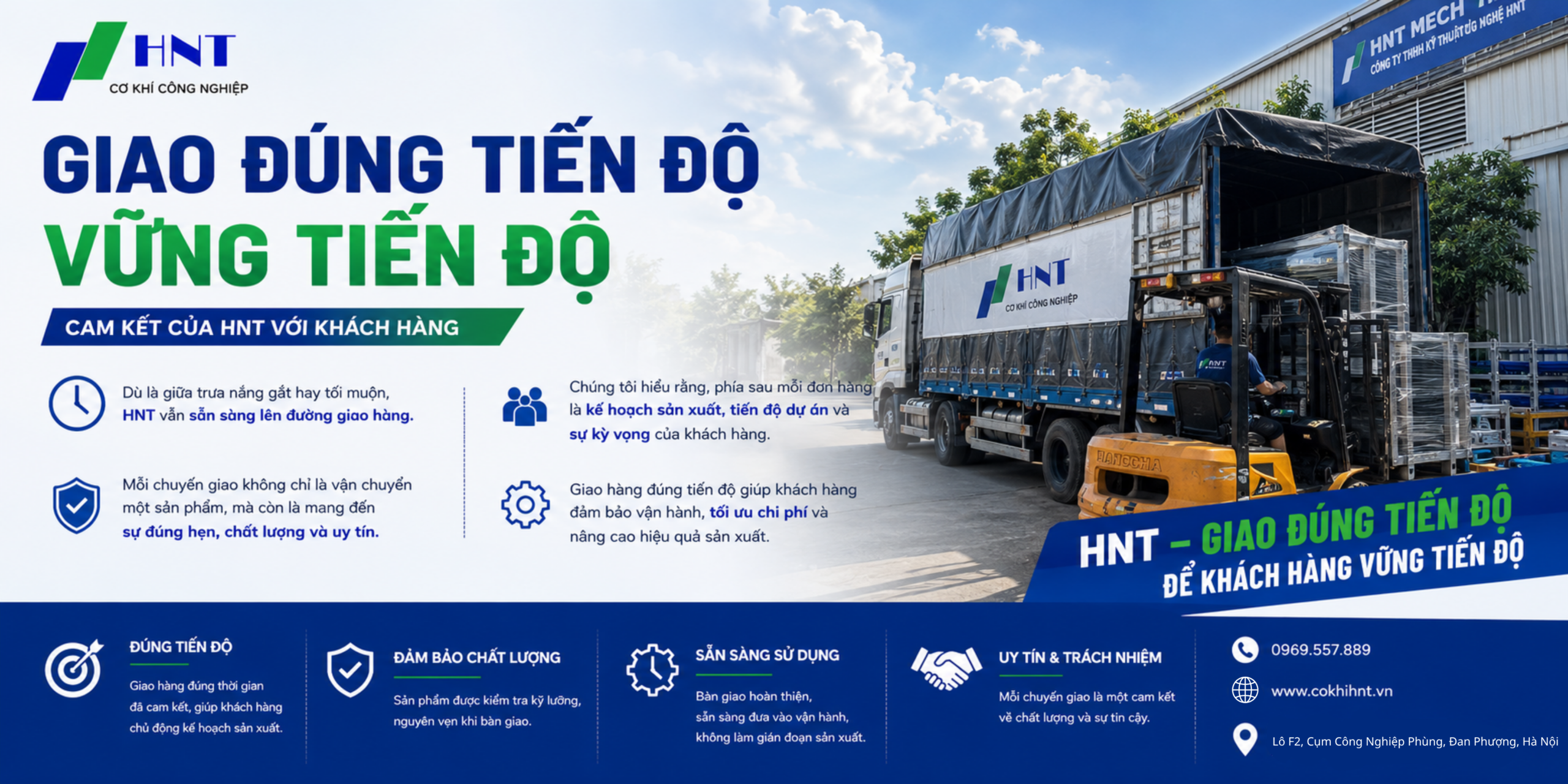 HNT Cam Kết Giao Hàng Đúng Tiến Độ – Đồng Hành Cùng Hiệu Quả Sản Xuất Của Khách Hàng