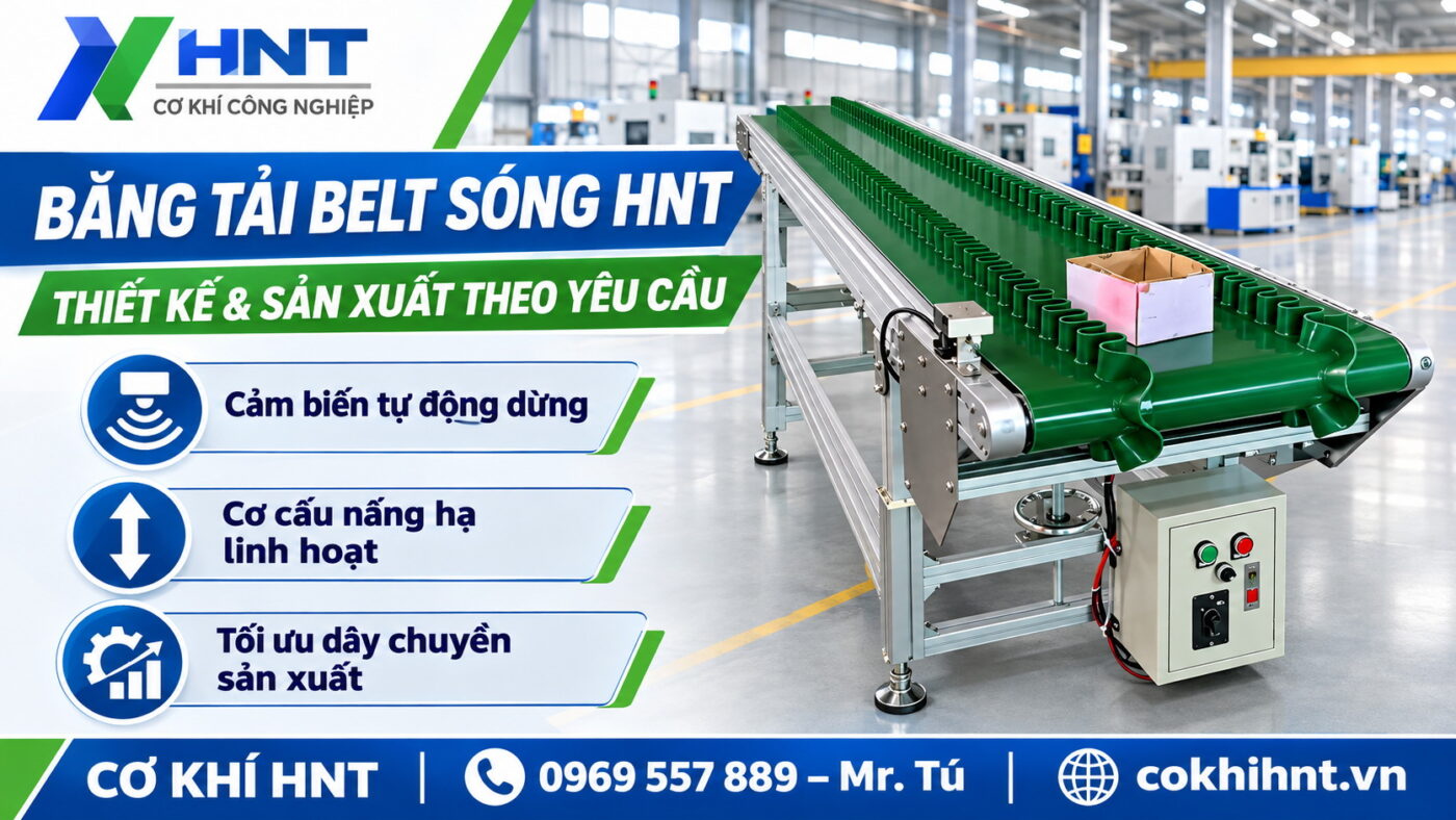 Băng tải belt sóng HNT