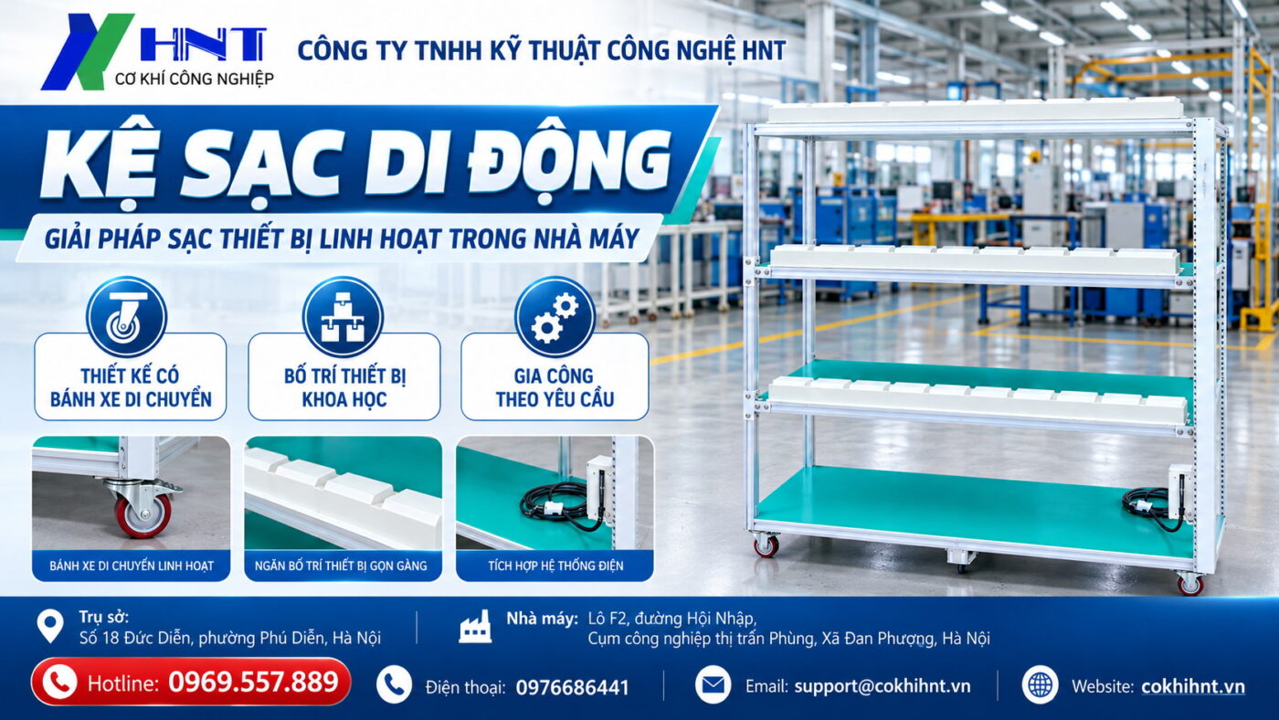 Gia công kệ sạc chuyên dụng theo yêu cầu